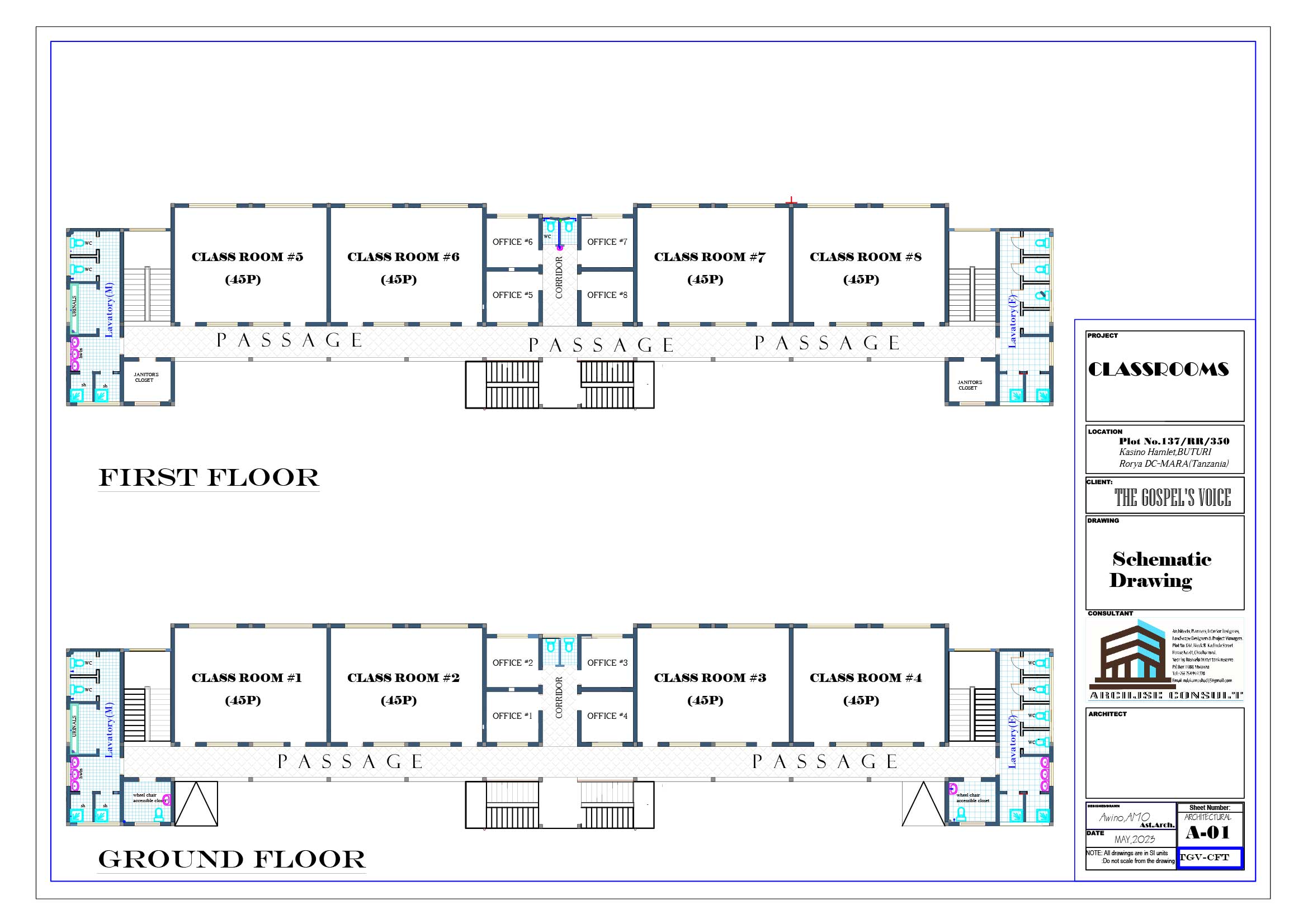 Classrooms blueprint